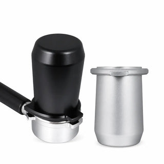Yozcoffee Bicchiere dosatore Breville per espresso 54 mm in alluminio, nero/argento — foto del prodotto