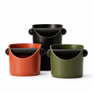 Yozcoffee Battifiltro per espresso 0,45 L in ABS, gomma e metallo, nero/arancione/oliva — foto del prodotto