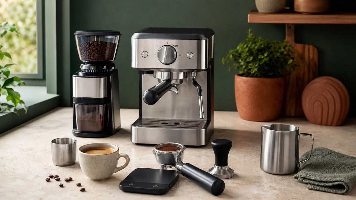 Kit iniziale per macchina da espresso: cosa serve ai principianti