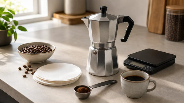 Guida alla moka: rapporto, macinatura e filtro di carta