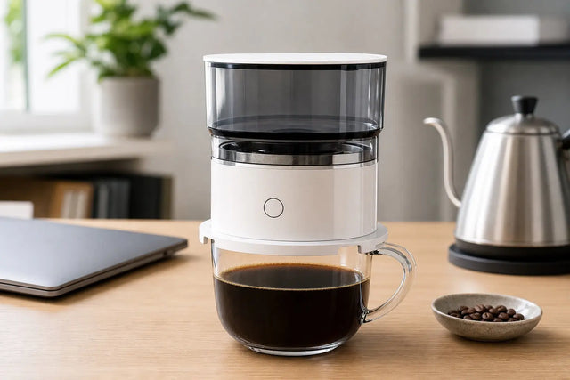 Guida alla caffettiera pour-over portatile per viaggi e lavoro