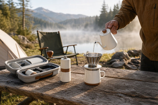 Set pour-over portatile da 6 pezzi: guida completa per il caffè in viaggio