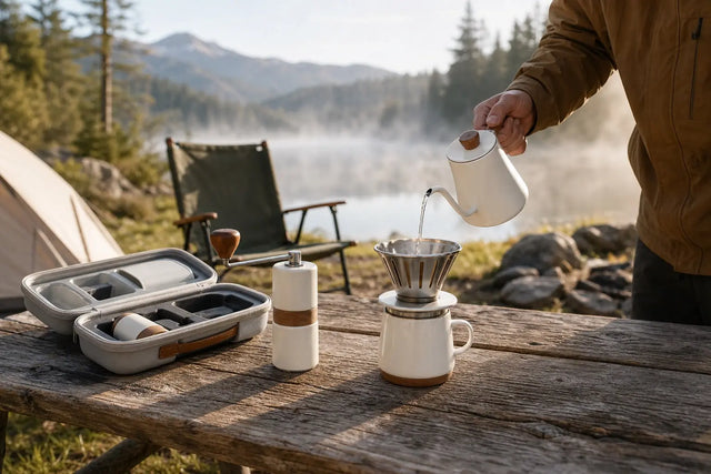 Set pour-over portatile da 6 pezzi: guida completa per il caffè in viaggio