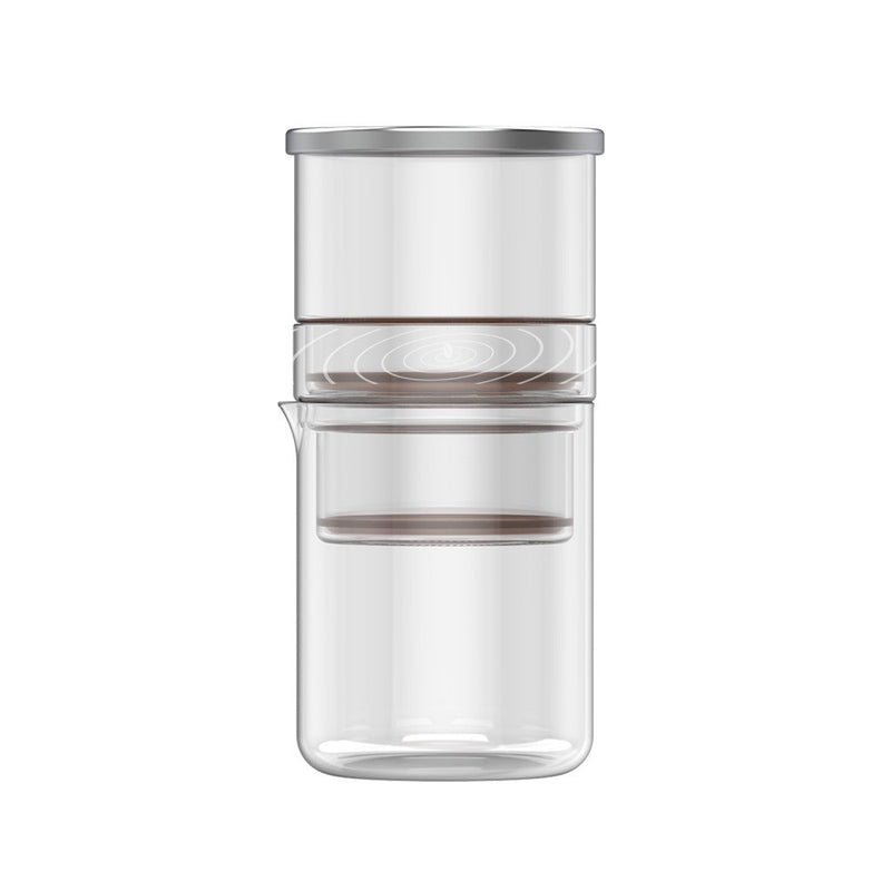 Yozcoffee Caffettiera cold brew a goccia di ghiaccio 300 ml in vetro trasparente - immagine del prodotto
