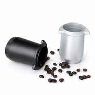 Yozcoffee Bicchiere dosatore Breville per espresso 54 mm in alluminio, nero/argento - miniatura 3
