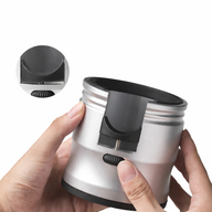 Yozcoffee Supporto regolabile per pressatura espresso in alluminio, argento/grigio - miniatura 3