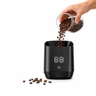 Yozcoffee Tazza-bilancia ricaricabile per chicchi di caffè, precisione 0,01 g — foto del prodotto