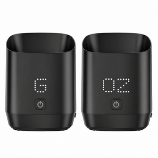 Yozcoffee Tazza-bilancia ricaricabile per chicchi di caffè, precisione 0,01 g — vista alternativa