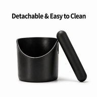 Coffee Knock Box 0.45L ABS Rubber Metal Espresso Bar: rubber metal espresso detachable bar