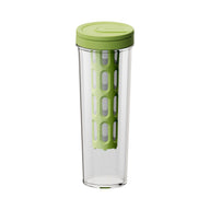 Cold Brew Infuser Bottle 600ml BPA-Free Slim Filter: green front