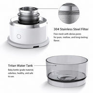 Yozcoffee Caffettiera pour-over portatile in Tritan e acciaio inox 304 - miniatura 6