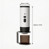 Portable Espresso Maker Brew Capsules or Ground Coffee: dimensions