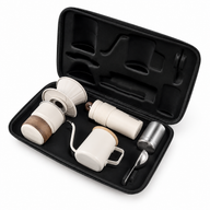 Yozcoffee Set pour-over portatile da 6 pezzi con macinacaffè manuale e custodia - miniatura 4