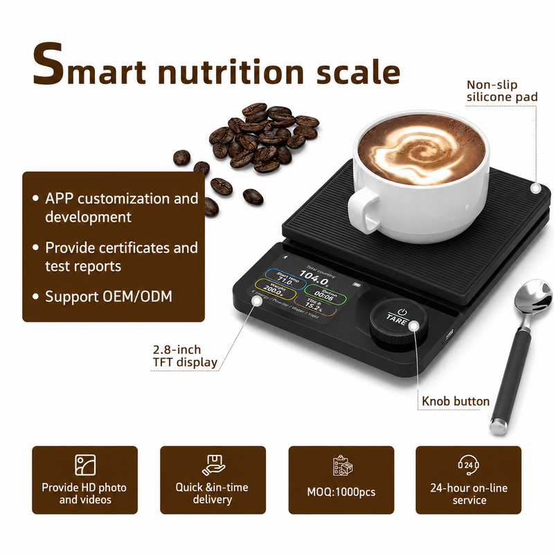Yozcoffee Bilancia smart Bluetooth per caffè 5 kg/0,1 g - immagine del prodotto