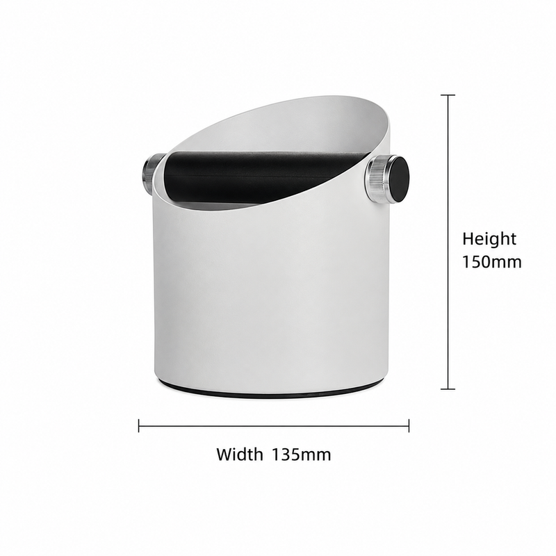Yozcoffee Battifiltro per espresso in acciaio inox e silicone, argento/nero - immagine del prodotto