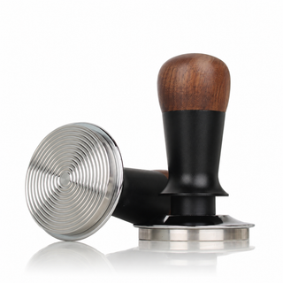 Yozcoffee Pressino a forza costante per espresso 51/53/58 mm in legno di noce — foto del prodotto