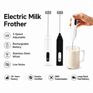 Yozcoffee Montalatte elettrico ricaricabile con frusta a 3 velocità - miniatura 2